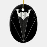 Tuxedo Wedding Personalized Christmas Ornament