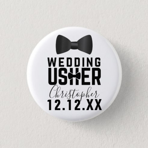 wedding usher ribbon