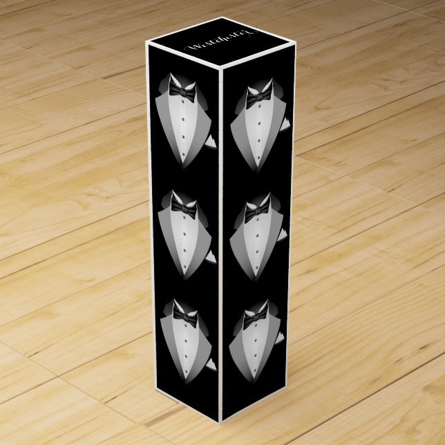 Tuxedo Wine Box - SRF (Front)