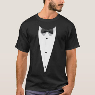 Tuxedo  with Bowtie For Weddings T-Shirt