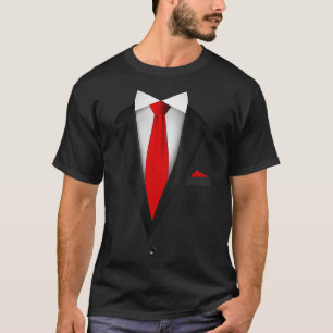 Tuxedo with Tie For Funny Wedding And Special Occa T-Shirt