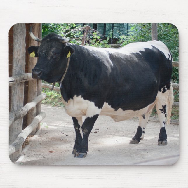 Tuxer Cattle Mouse Pad (Front)