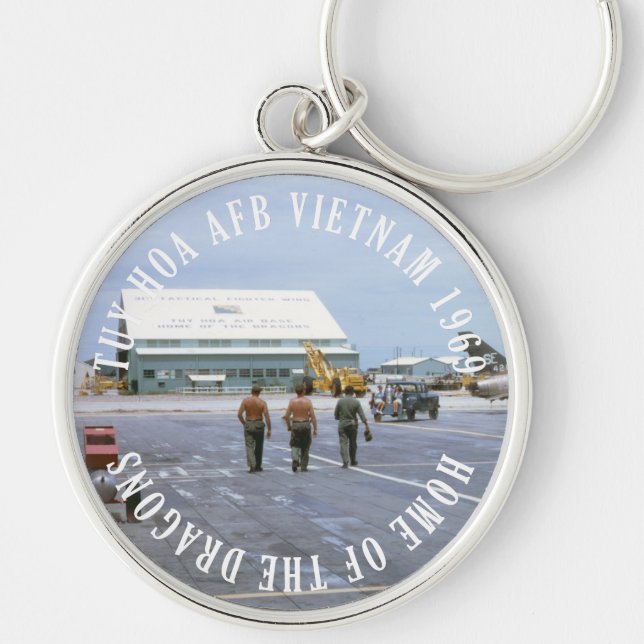 Tuy Hoa AFB Vietnam Keychain (Front)