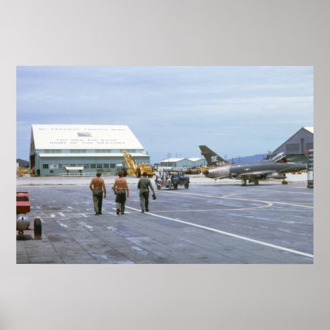 Tuy Hoa Air Base Vietnam 1969 Poster (Front)