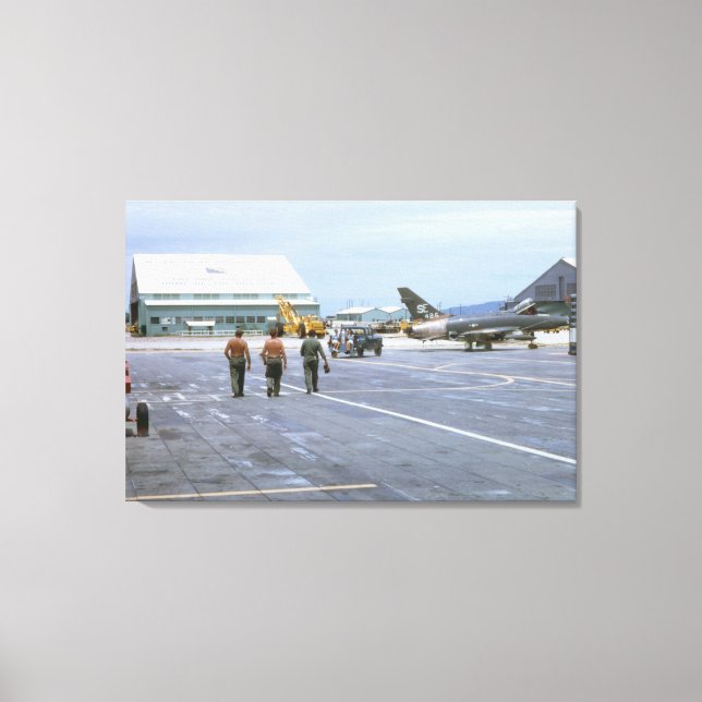 Tuy Hoa Air Base Vietnam 1969 Wrapped Canvas Print (Front)