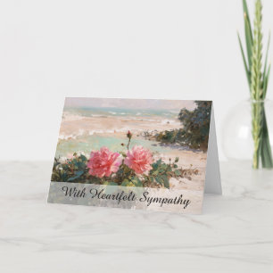 *~* TV2 Beach + Roses Sympathy Love Light Card