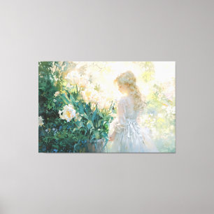 *~* TV2 Fantasy Girl Art Stretched Canvas Print