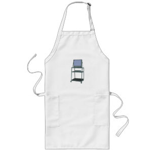 TV and VCR cart Classroom 80s 90s Funny School Long Apron
