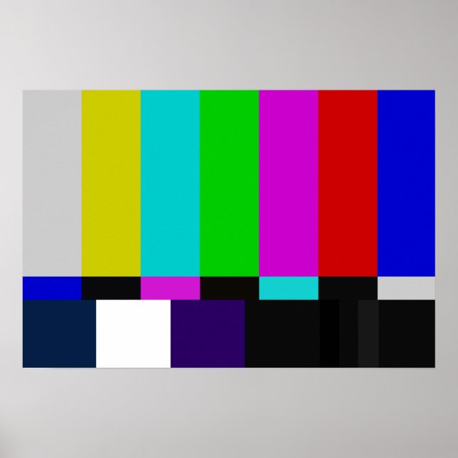 TV bars color test Poster (Front)