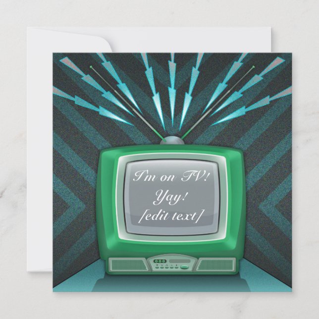 TV Card Invitation (Front)