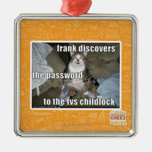 TV Childlock Metal Ornament