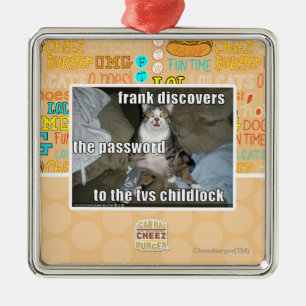 TV Childlock Metal Ornament