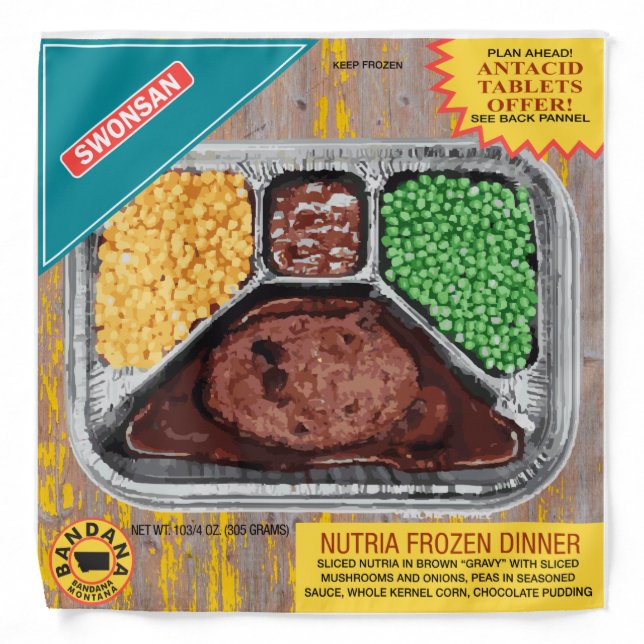 TV Dinner Bandana (Front)