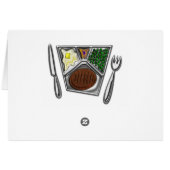 TV Dinner Knife and Spork Cards (Back Horizontal)
