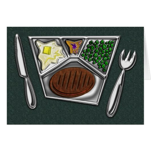 TV Dinner Knife and Spork Cards (Front Horizontal)