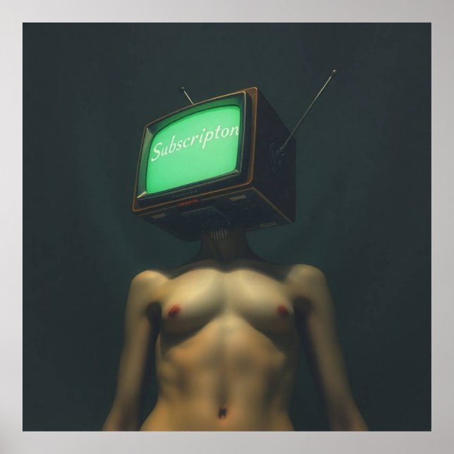 TV Head: Subscribe to Chaos Poster (Front)