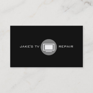 TV, Monitor Repair Business Card