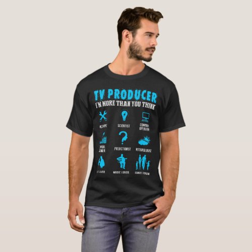 Tv Producer Profession Gift T_Shirt