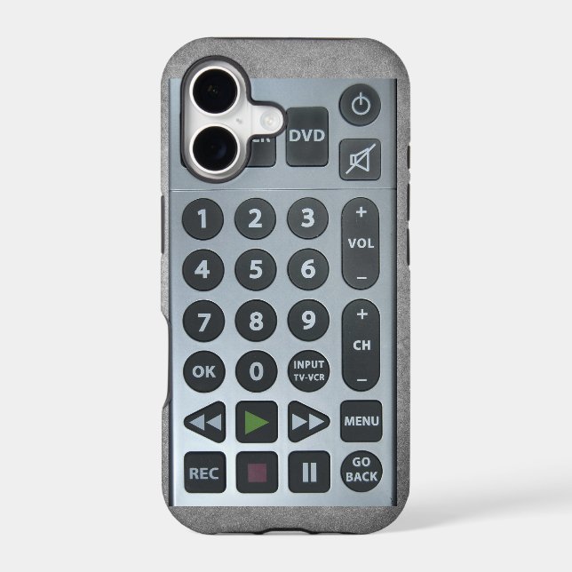 TV Remote Iphone Case (Back)
