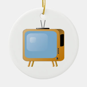 TV Set Ceramic Ornament