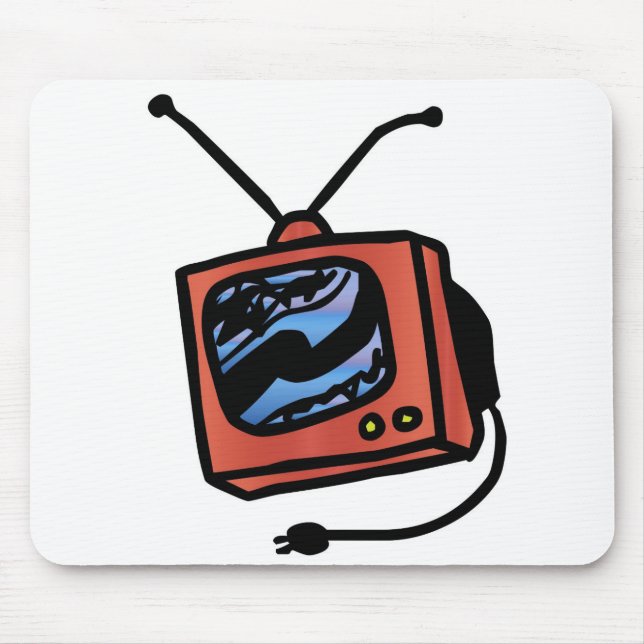 Tv Set Mouse Pad (Front)