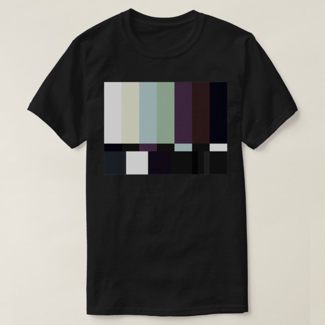 TV Test Card T-Shirt (Design Front)