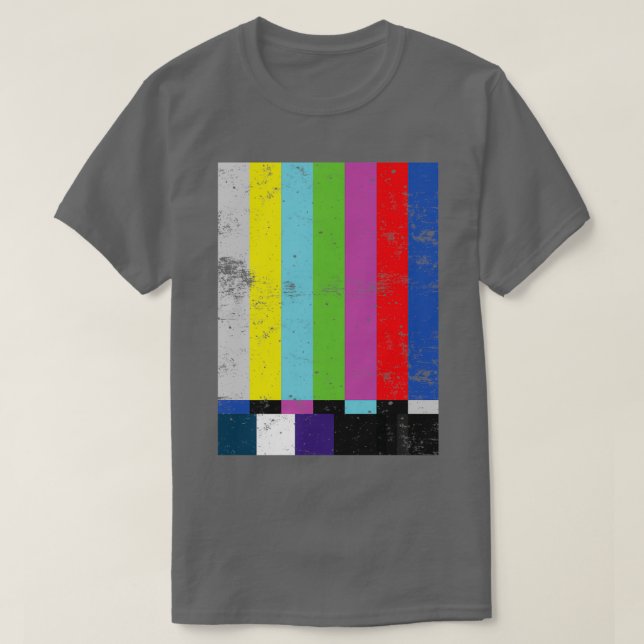 TV test Lines  T-Shirt (Design Front)
