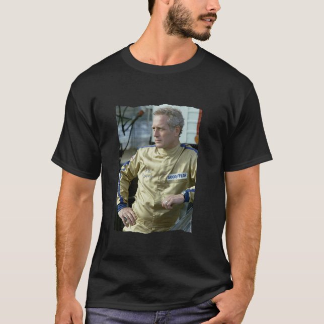 TV Times Paul Newman Race Suit 1974 Long Sleeve T  T-Shirt (Front)