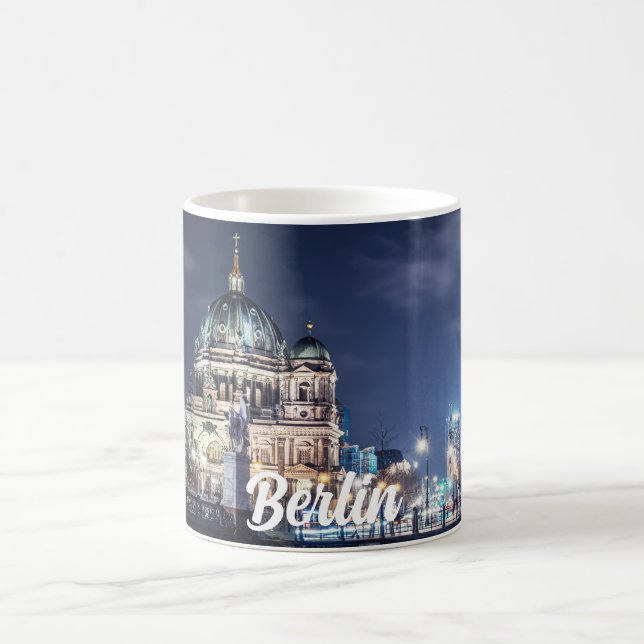 TV tower and Berlin Cathedral in Berlin, Germany Coffee Mug (Center)