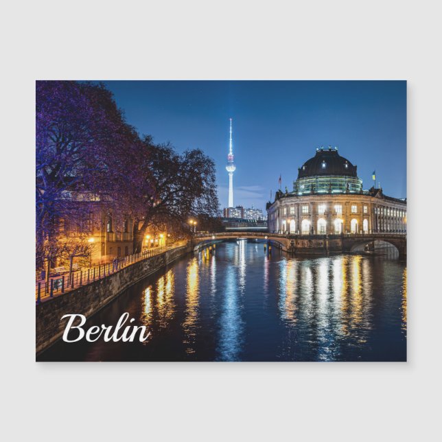 TV tower and museum island in Berlin, Germany (Front)