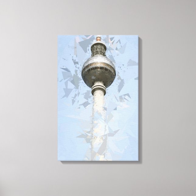 TV Tower Berlin Canvas Print (Front)
