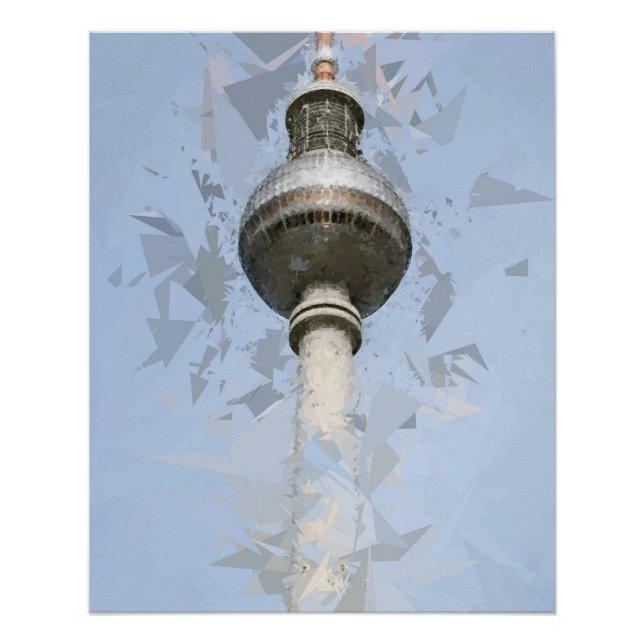 TV Tower Fernsehturm Berlin, Germany Poster (Front)