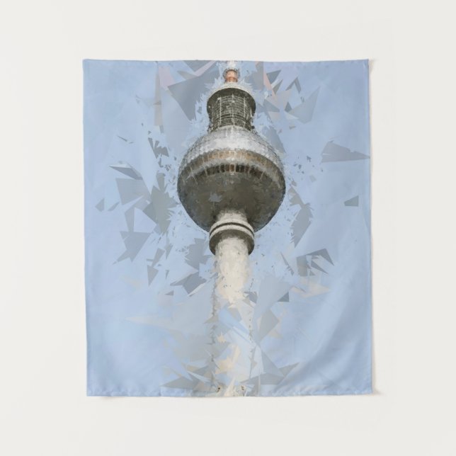 TV Tower Fernsehturm Berlin, Germany Tapestry (Front)