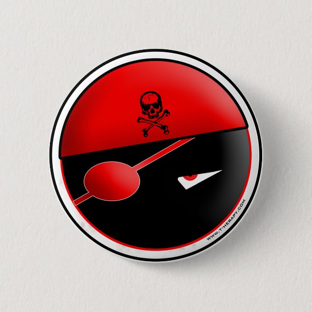 TVB-LUI-PIRATA PINBACK BUTTON (Front)