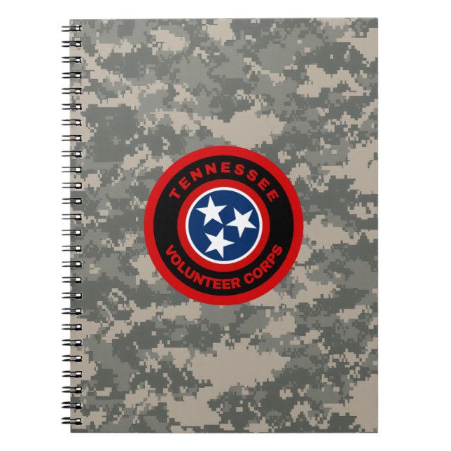 TVC Small Camo Notebook (Front)