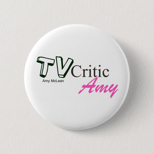 TVCriticAmy logo standard button badge (Front)