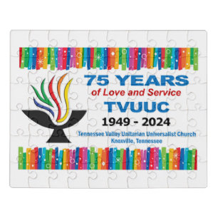 TVUUC 75 Years of Love and Service Jigsaw Puzzle