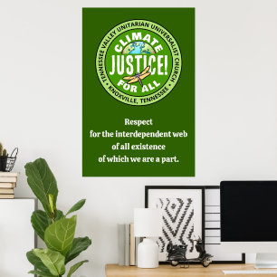 TVUUC Climate Justice! For All Poster