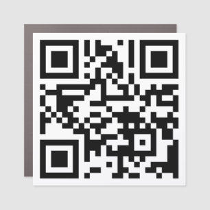 TVUUC QR Code to Website Car Magnet
