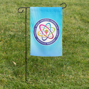 TVUUC UUA Shared Values Atom Garden Flag