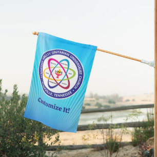 TVUUC UUA Shared Values Atom House Flag