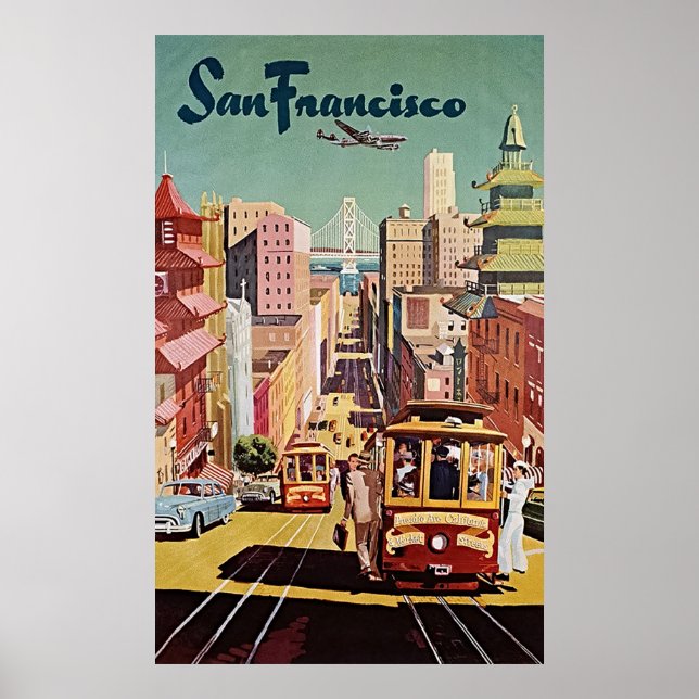 TWA San Francisco - Vintage Travel Poster (Front)