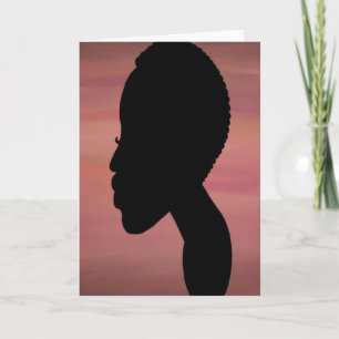 TWA (teeny weeny afro) Greeting Card