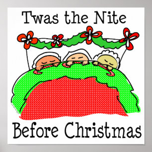 Twas Night Before Christmas Poster