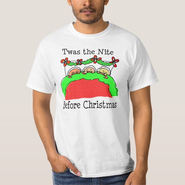 Twas Night Before Christmas T-Shirt (Front)