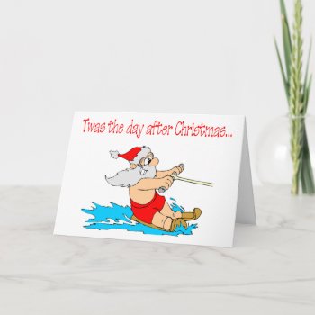 Twas The Day After Christmas Holiday Card by OneStopGiftShop at Zazzle