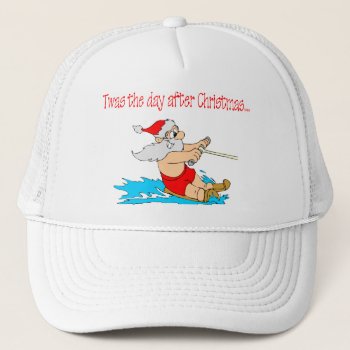 Twas The Day After Christmas Trucker Hat by OneStopGiftShop at Zazzle