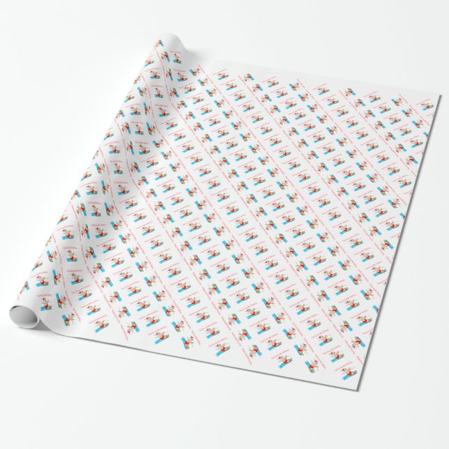 Twas The Day After Christmas Wrapping Paper (Unrolled)