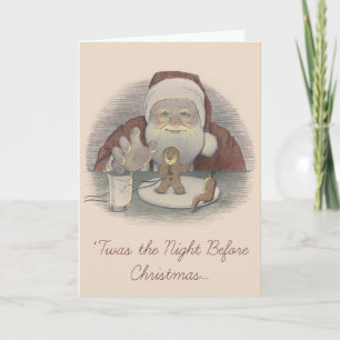 Twas The Night Before Christmas Blank Card