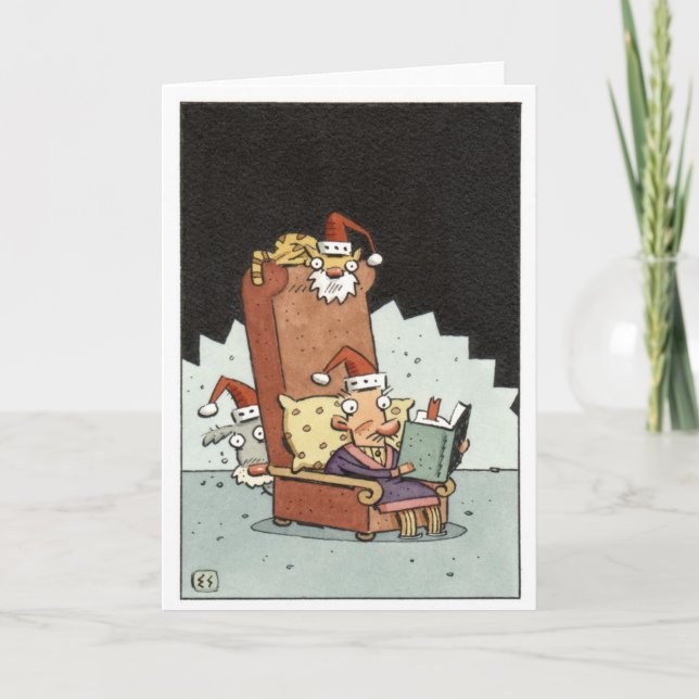 'Twas The Night Before Christmas Holiday Card (Front)